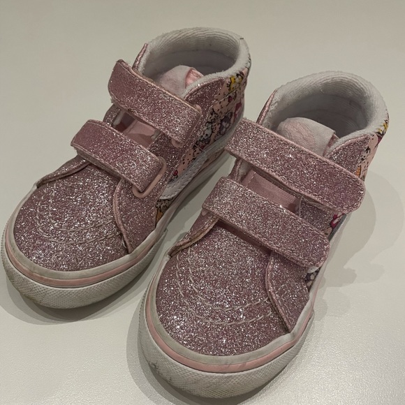 VANS Glitter Ice Cream Cats High Top Sneakers